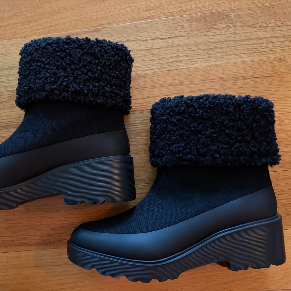 Cozy Black Ankle Booties